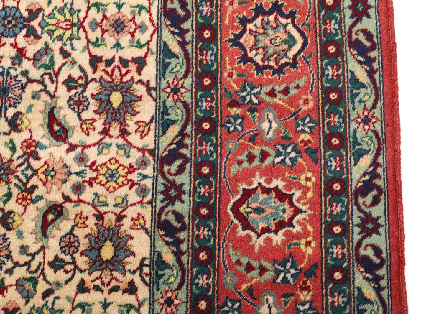 1960s Semi Antique Hand Knotted Wool On Cotton Turkish Rug, Kemaliye Carpet (6′7″ × 9′8″)