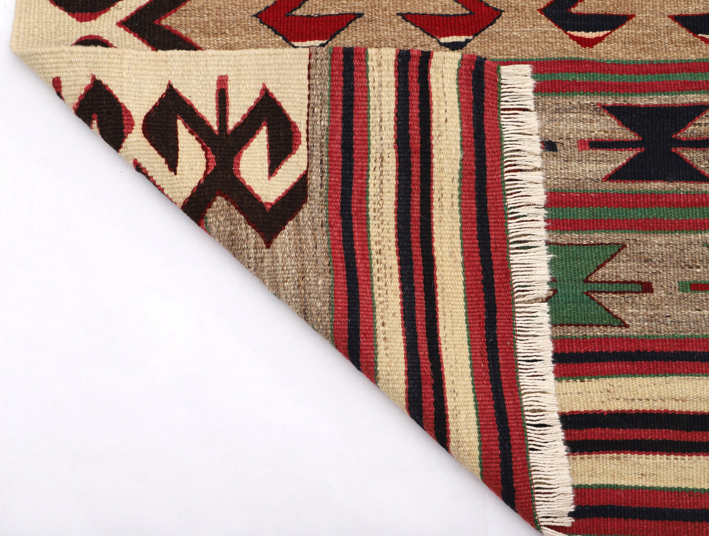 Hand Wowen Turkish Kilim Runner, Mut Kilim Runner (3'6" x 10'8")