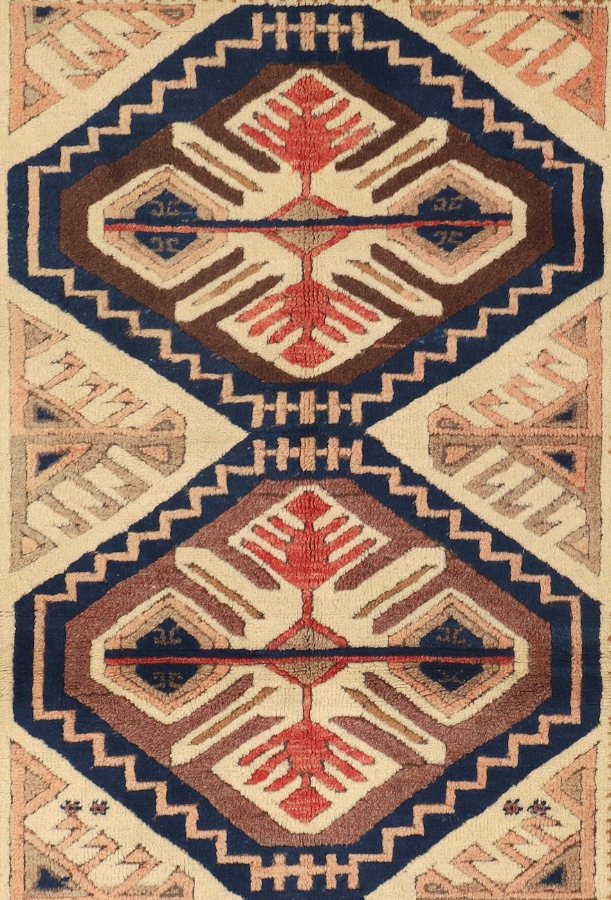 Hand Knotted All Wool Turkish Rug, Yagcibedir Carpet (3'10" x 6'5")