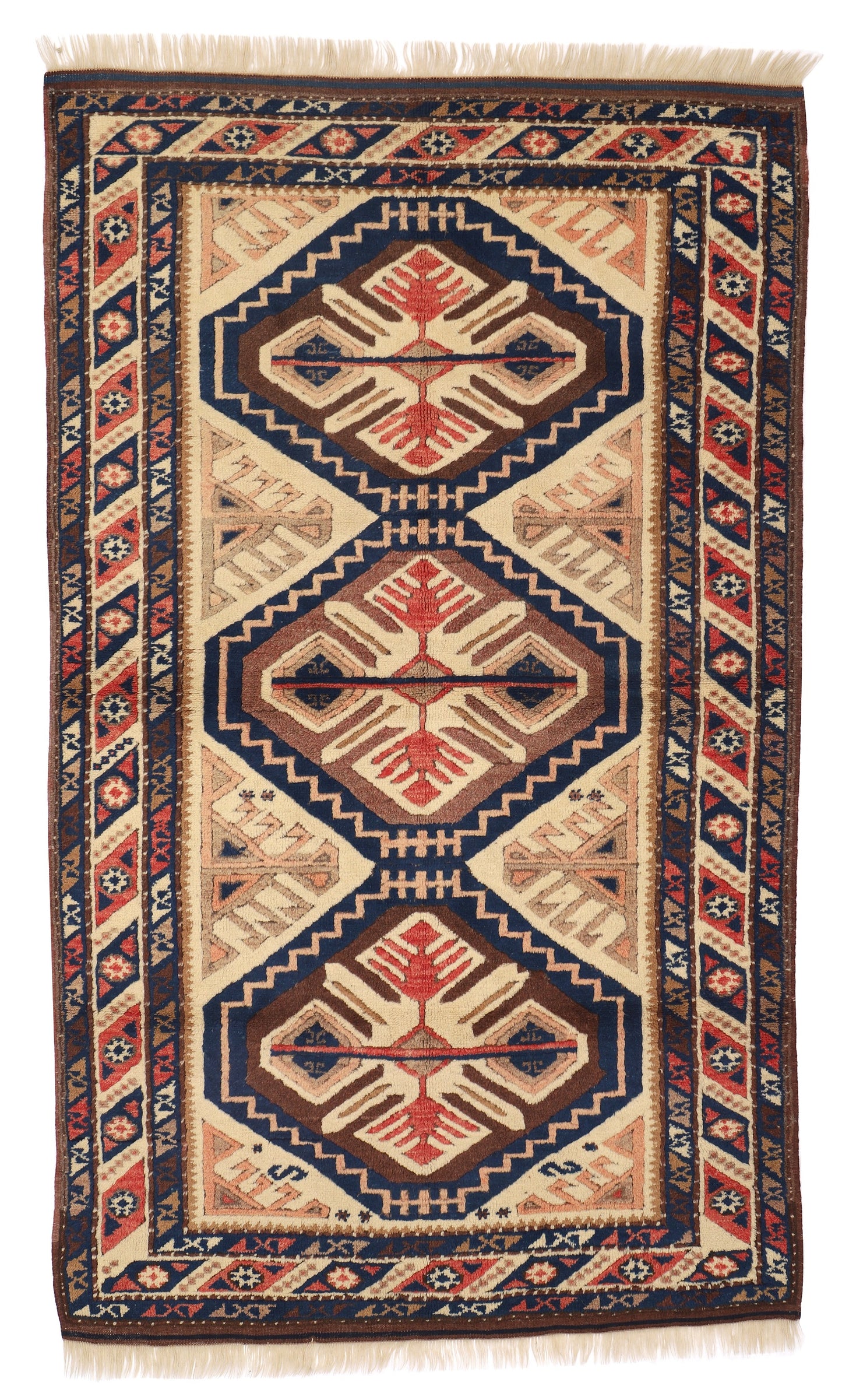 Hand Knotted All Wool Turkish Rug, Yagcibedir Carpet