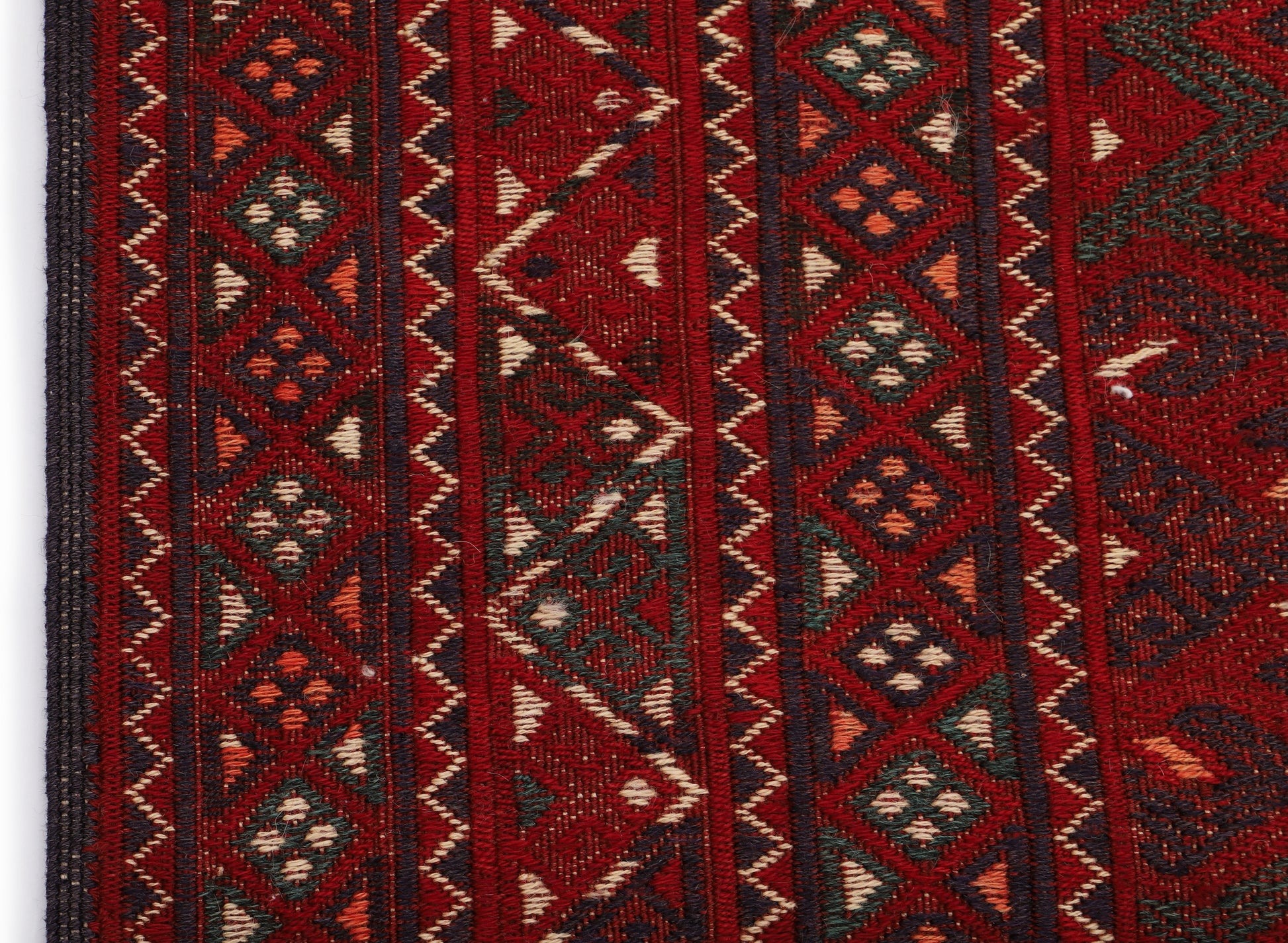 Vintage Hand Knotted All Wool Turkoman Kilim Rug, Yomud Cicim